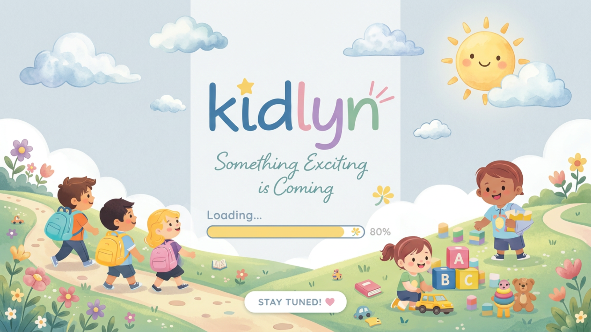 Kidlyn landing page