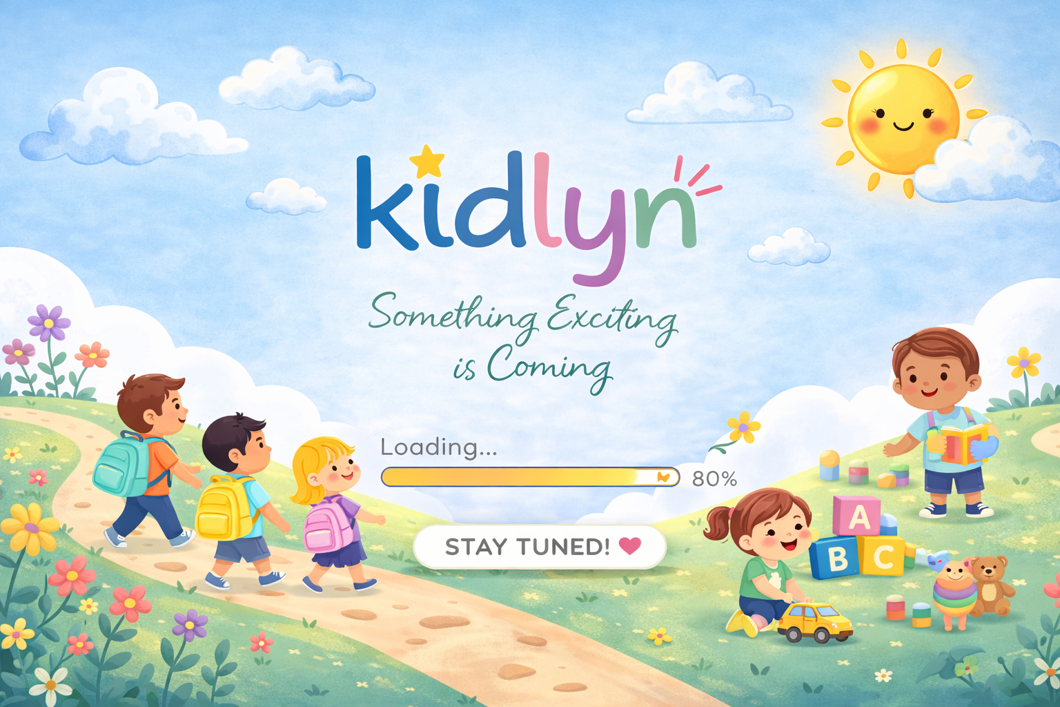 Kidlyn landing page